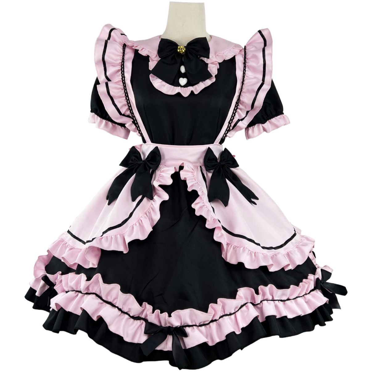 Female cute sweet French maid outfit front view