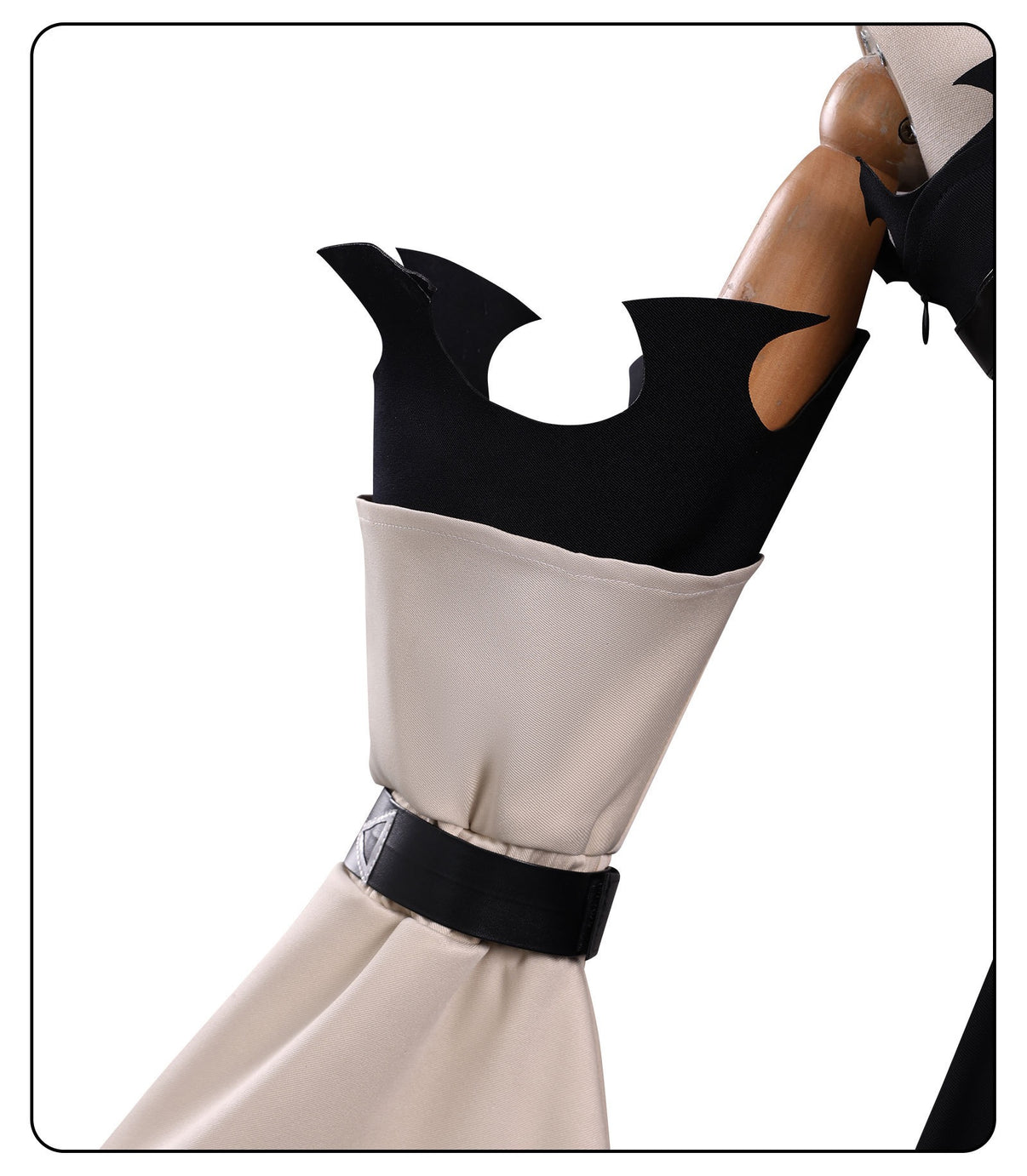 gachiakuta amo cosplay dress top bow waistband arm cuff close up