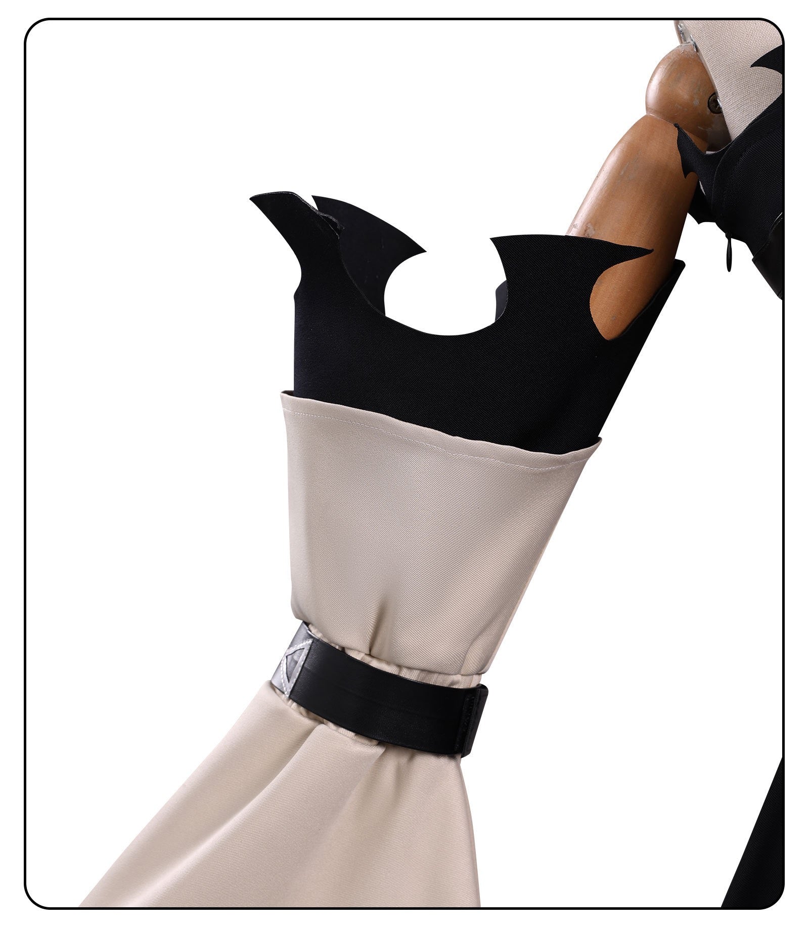 gachiakuta amo cosplay dress top bow waistband arm cuff close up