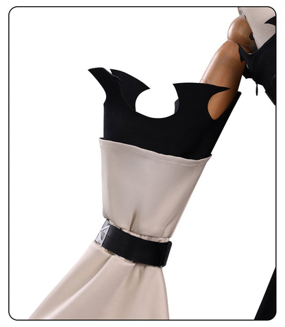 gachiakuta amo cosplay dress top bow waistband arm cuff close up