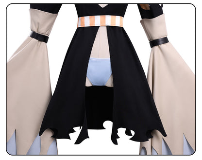 amo gachiakuta cosplay dress back split with inner shorts display