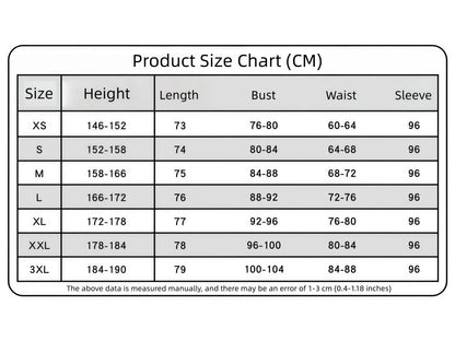 gachiakuta amo cosplay costume size chart