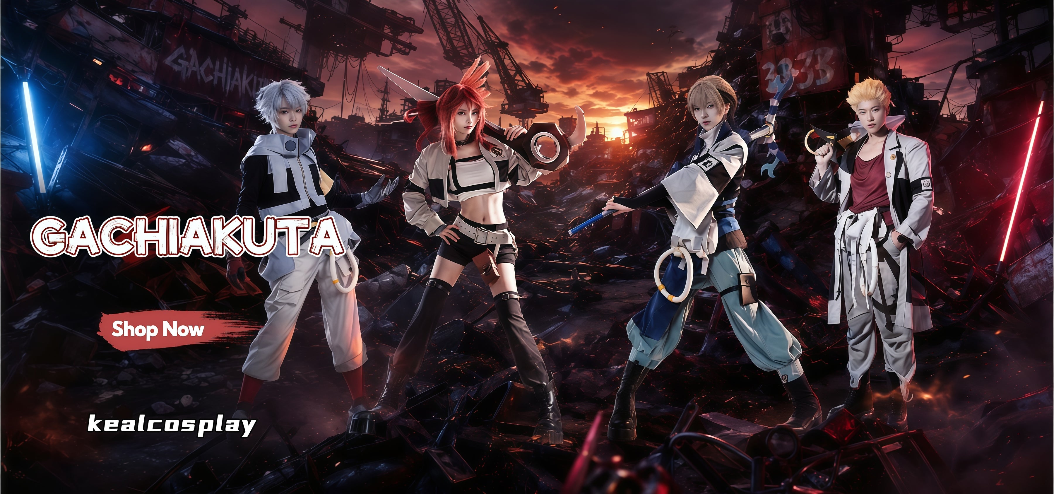 gachiakuta manga cosplay outfit handmade detailed cos banner kealcosplay store