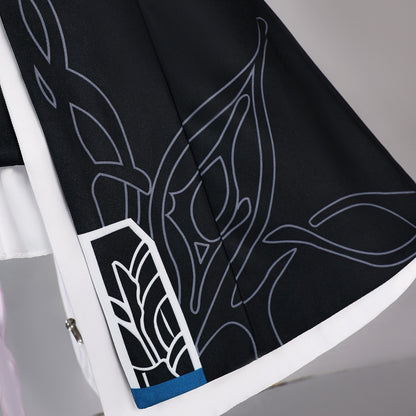 Close-up of the Honkai Star Rail March 7th cosplay costume design