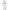 front view of white robe for gandalf cosplay without hooded cloak