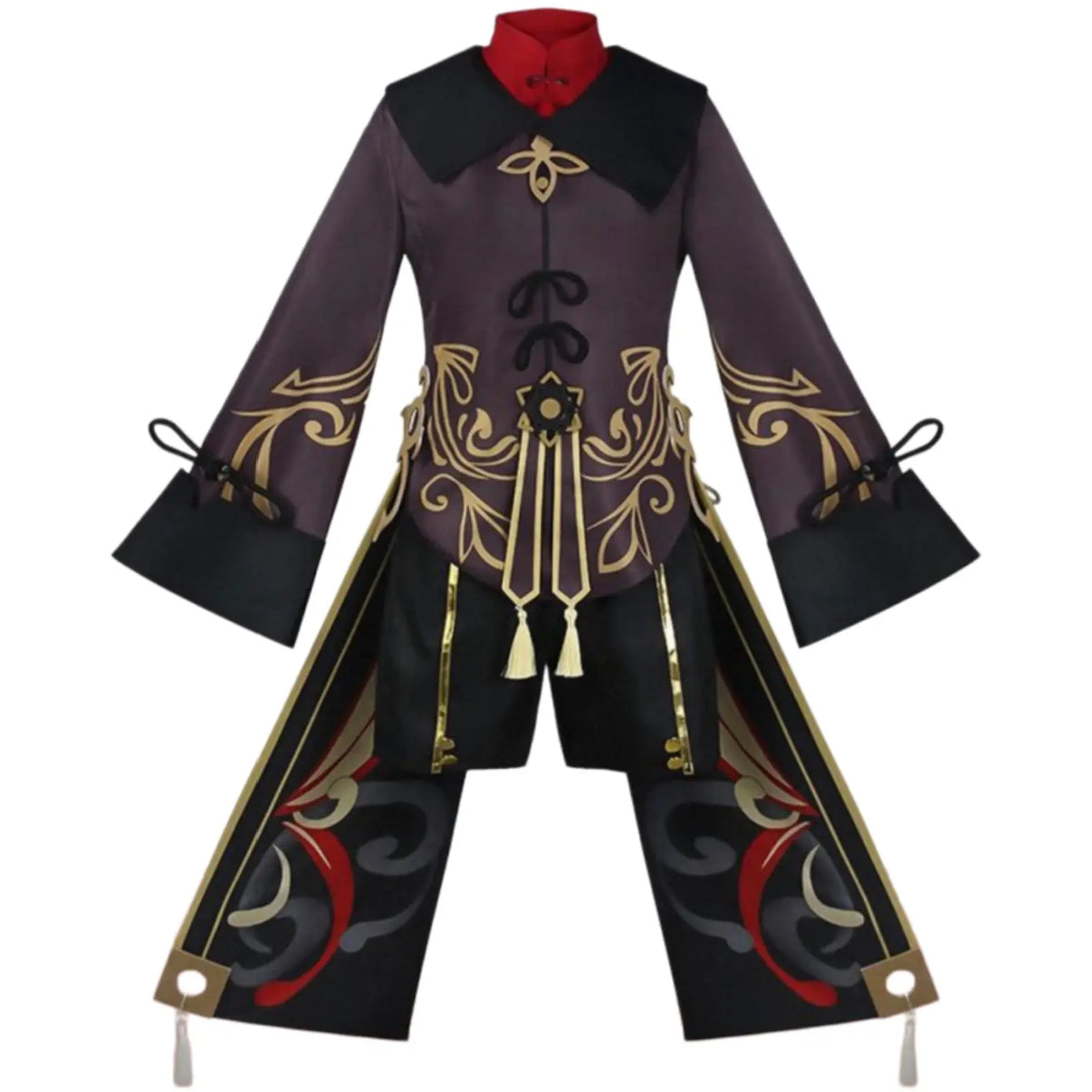 genshin impact hu tao cosplay outfit full front view