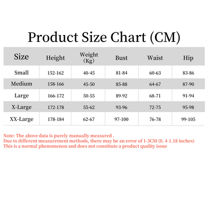 Maomao cosplay size chart reference