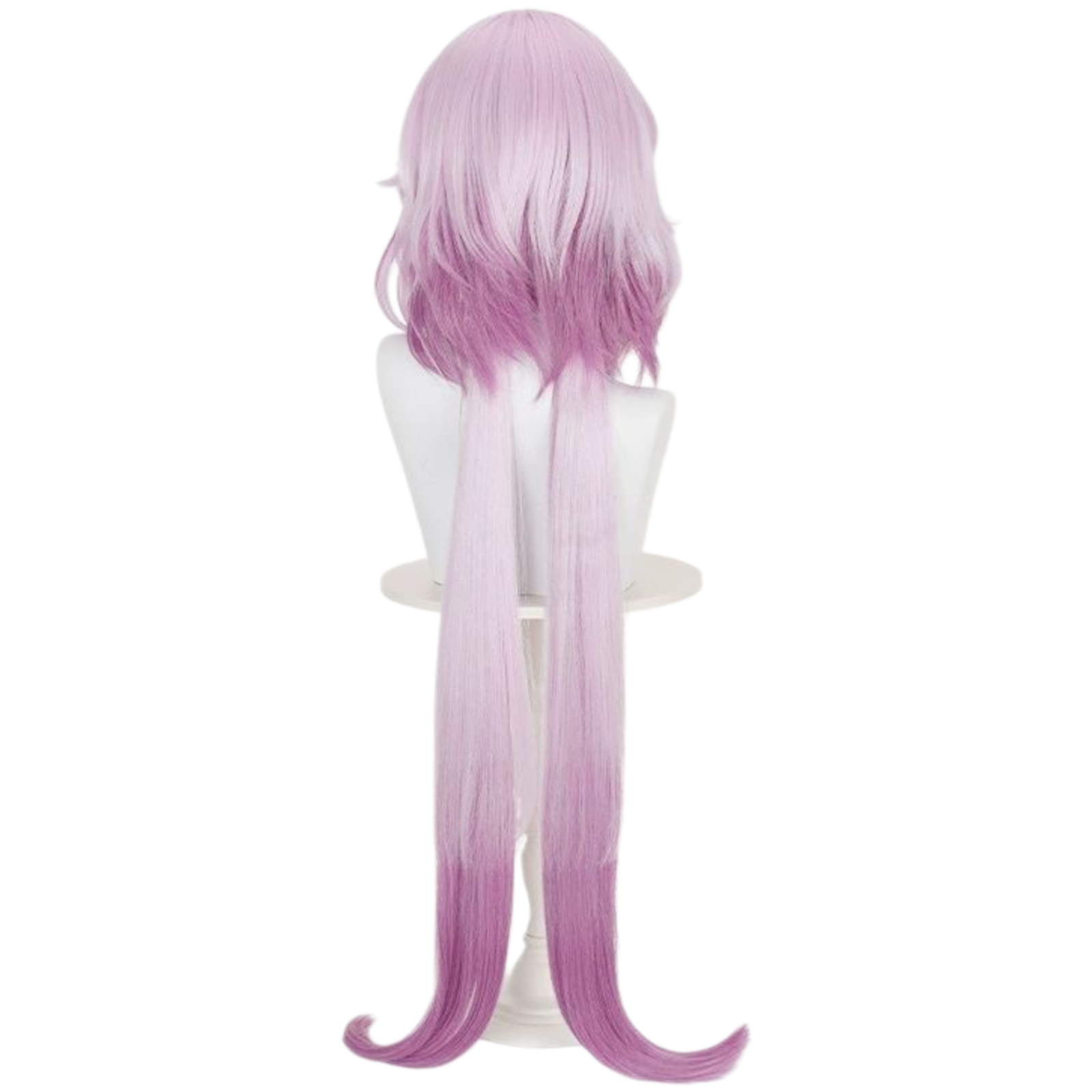 Honkai Star Rail March 7th long twin tails cosplay wig back view