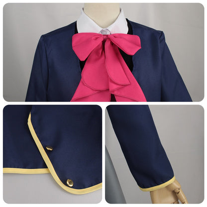 oshi no ko rubii jk uniform bow trim cuff detail shot
