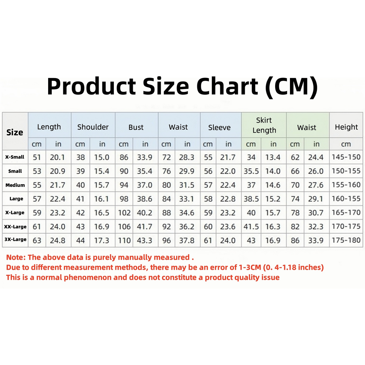 KAngel cosplay sailor JK costume size chart