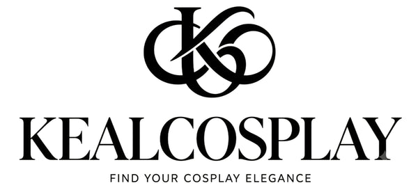 kealcosplay brand monogram logo find your cosplay elegance black luxury logo