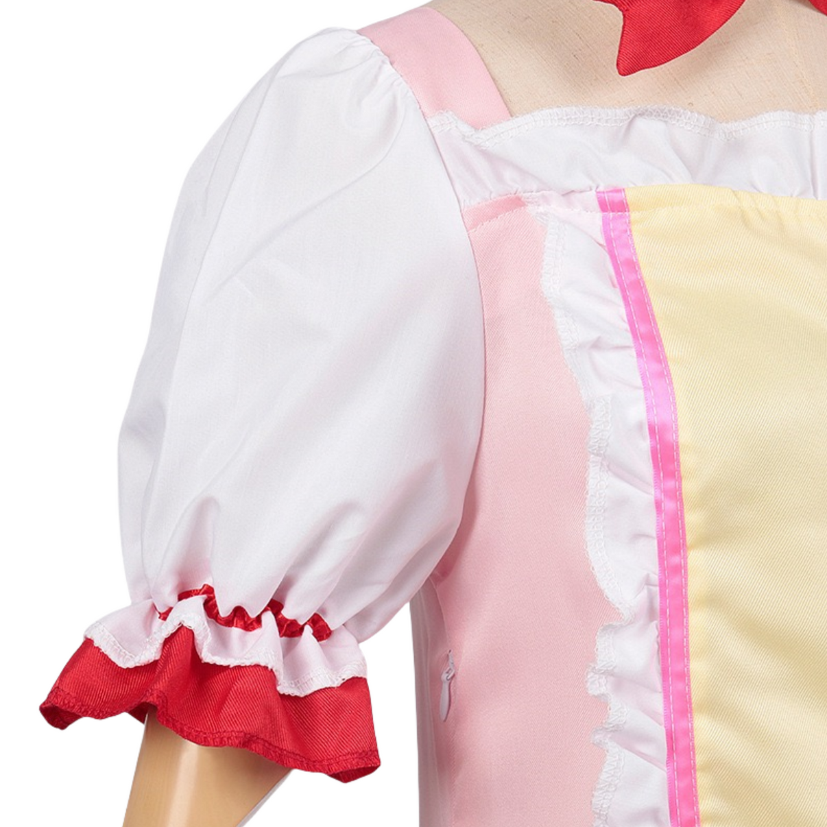 Madoka Magica cosplay dress uniform sleeve details