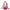 side front shot of maomao pink hanfu cosplay uniform