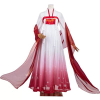 maomao pink hanfu cosplay dress full front display the apothecary diaries
