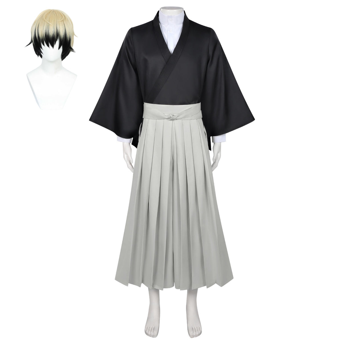 jjk naoya zenin complete cos set with two tone wig