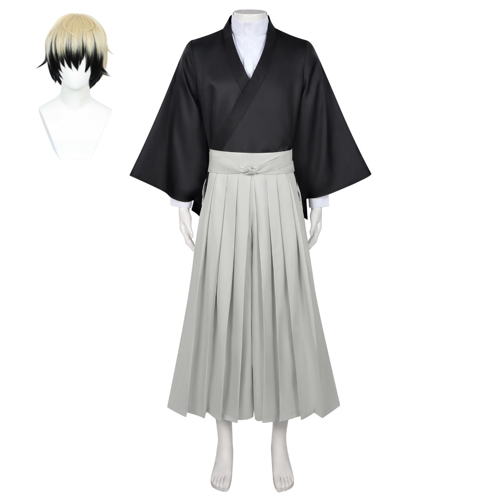 jjk naoya zenin complete cos set with two tone wig