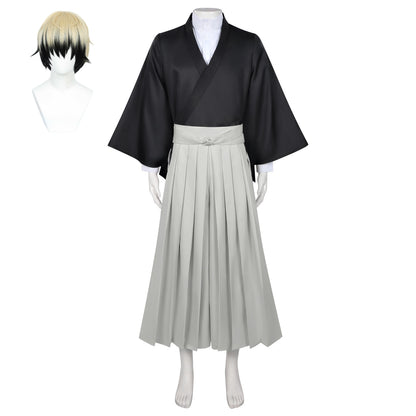 jjk naoya zenin complete cos set with two tone wig
