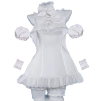 ram sweet angel white lace pajama cosplay full outfit re zero cos dress