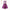 rapunzel purple costume on mannequin with long blonde braid wig