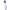 back view of rumi purple braided cos wig on white mannequin bust