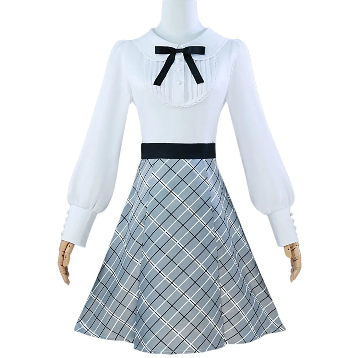 sakiko toyokawa cosplay costume white blouse plaid skirt bang dream mygo daily dress