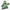 satono diamond green dress cosplay side shot