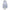 full back view of storm x-men 97 cosplay suit with white and light blue cape