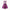 mannequin wearing rapunzel purple princess gown full cosplay outfit front view