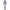 teen titans starfire cosplay costume purple bodysuit full front view
