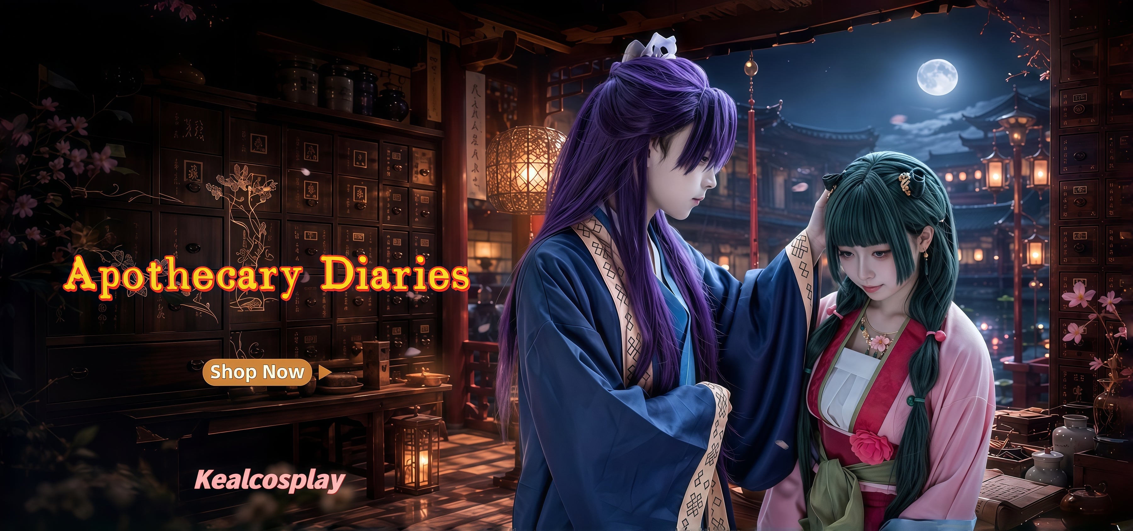 apothecary diaries cosplay maomao jinshi hanfu costume ancient chinese anime banner