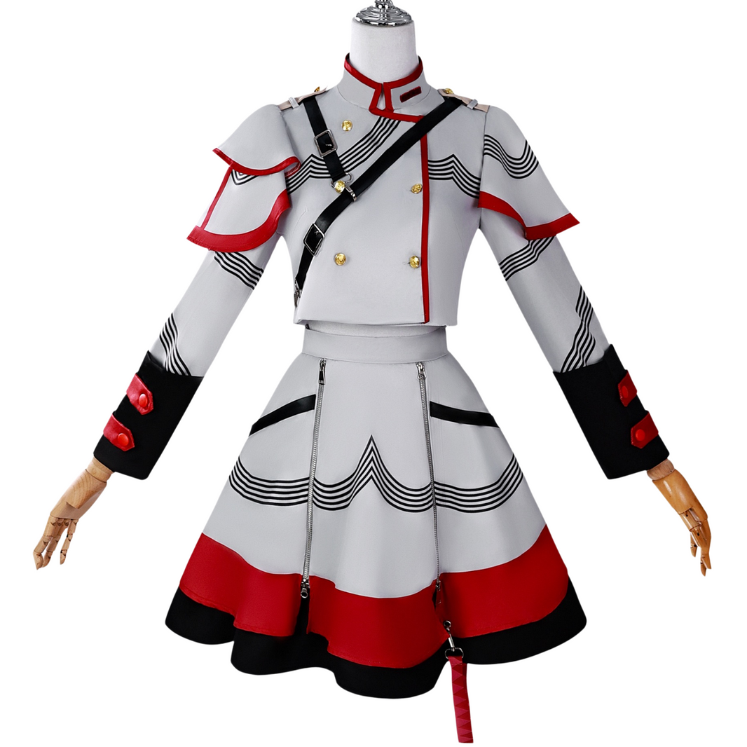 Vocaloid Kasane Teto cosplay JK uniform front view
