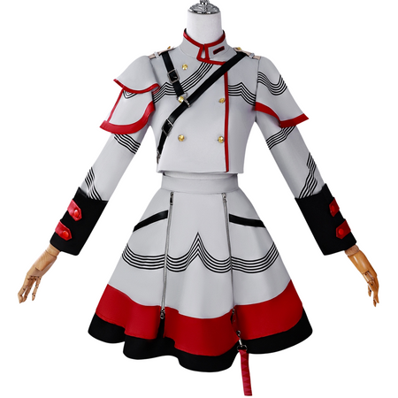 Vocaloid Kasane Teto cosplay JK uniform front view