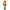side view of mannequin wearing jubilee xmen cosplay yellow jacket pink top and black shorts